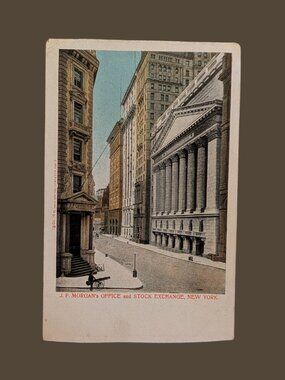 10/$25 Vintage 1904 Undivided Back Stock Exchange New York City Postcard